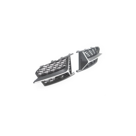 Body kit and visual accessories Fog light covers for Audi A6 C8 Silver | races-shop.com