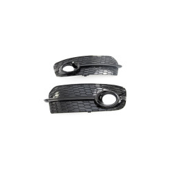 Fog light covers for Audi Q5 8R Facelift Gloss Black
