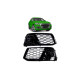 Body kit and visual accessories Fog light covers for Audi Q5 FY Gloss Black | races-shop.com