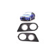 Body kit and visual accessories Fog light covers for BMW 3 E46 | races-shop.com