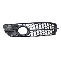 Fog light covers for Audi A6 C6 Gloss Black