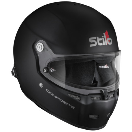 Full face helmets STILO ST5F N with FIA HANS, Black matt | races-shop.com