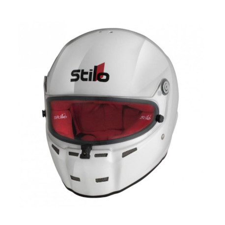 Full face helmets Full-face karting helmet STILO ST5FN, white/red | races-shop.com