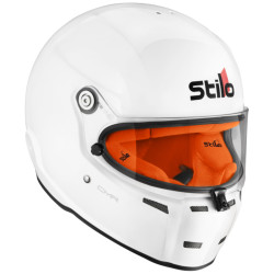 STILO Karting helmet ST5 CMR 2016, White with orange interior