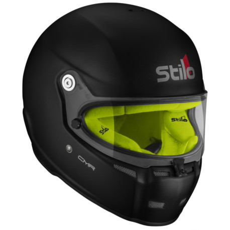 Full face helmets STILO Karting helmet ST5 CMR 2016, Black with yellow interior | races-shop.com