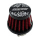Universal air filters RACES Pro Breather Filter, various sizes - RED | races-shop.com