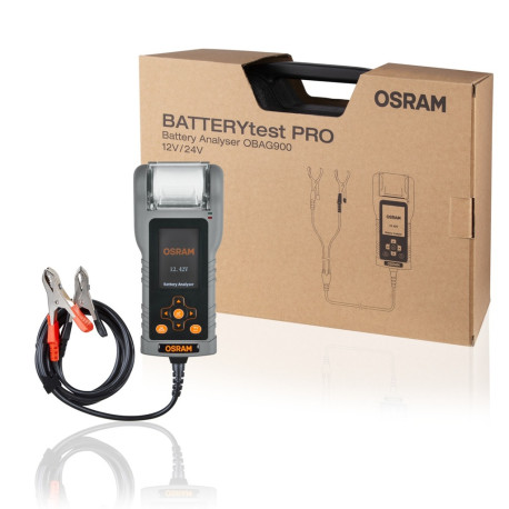 Battery chargers and boosters Osram BATTERYtest PRO Battery Analyser | races-shop.com
