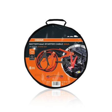Battery chargers and boosters Osram STARTERcable 300A | races-shop.com