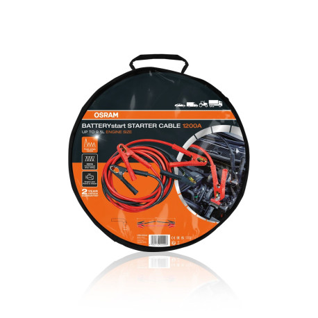 Battery chargers and boosters Osram STARTERcable 1200A | races-shop.com