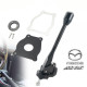 Short shifters RACES precision aluminium short shifter with carbon fibre lever for Mazda MX-5 NA/NB | races-shop.com