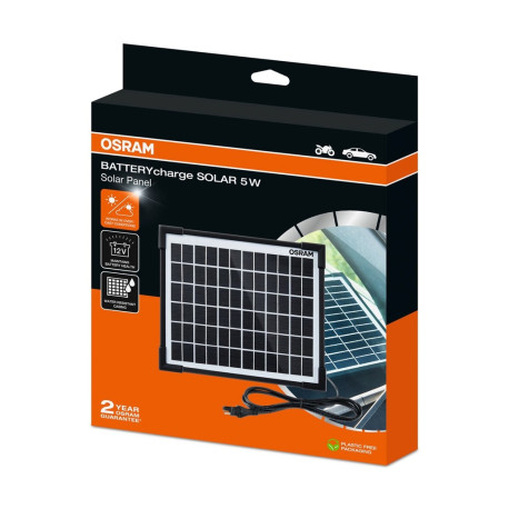 Battery chargers and boosters Osram BATTERYcharge SOLAR 5W OSP500 | races-shop.com