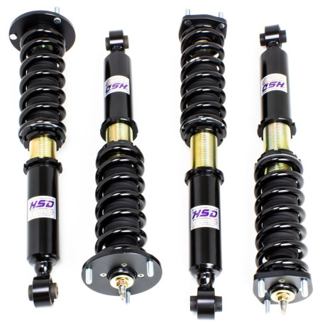 Height adjustable suspension - Coilovers HSD Dualtech height and stiffness adjustable coilovers for Lexus GS300 S160-JZS161 | races-shop.com