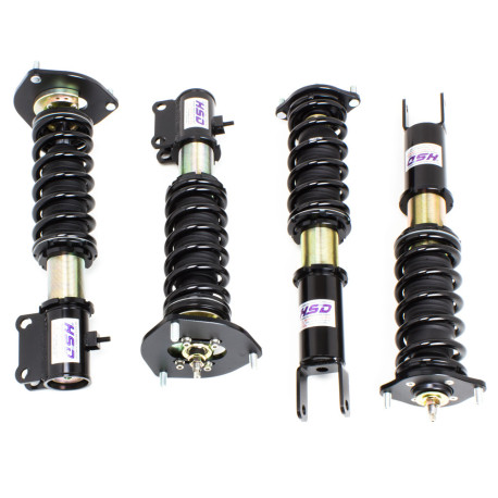 Lancer EVO HSD Dualtech height and stiffness adjustable coilovers for Mitsubishi Lanver Evo 7 8 9 CT9A | races-shop.com