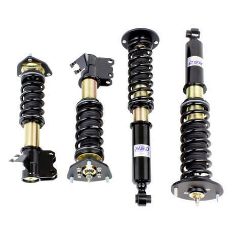 Height adjustable suspension - Coilovers HSD Dualtech height and stiffness adjustable coilovers for Nissan Laurel C34 | races-shop.com