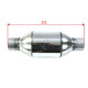 Universal catalysts Sport catalytic converter EURO 2 200 CPSI up to 2.0L - 55mm | races-shop.com