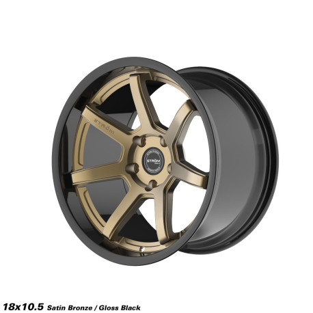 ALU disky STROM STROM DS-15 wheel 18x10.5 5x114.3 73.1 ET10, Gloss Black / Satin Bronze Face | races-shop.com