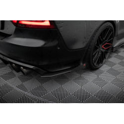 Street Pro Rear Side Splitters + Flaps Audi A7 S-Line C7