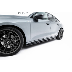 MAXTON DESIGN side skirts diffusers for Audi A5 S-Line / S5 Sedan / Avant B10, glossy black