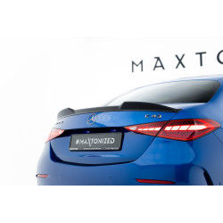 MAXTON DESIGN spoiler cap 3D for Mercedes-AMG C 43 / AMG-Line Sedan W206, glossy black