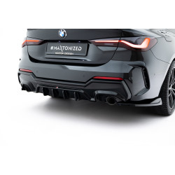 MAXTON DESIGN rear diffuser for BMW 4 M-Pack G22 / G23 / G22 Facelift / G23 Facelift (exhaust 1+1)