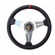 steering wheels Steering wheel RACES Gara, 350mm, ECO leather, flat | races-shop.com