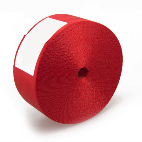 Seatbelts and accessories Universal seat belt webbing roll RACES 10 m, red | races-shop.com