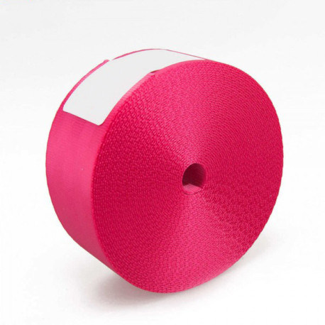 Seatbelts and accessories Universal seat belt webbing roll RACES 10 m, pink | races-shop.com