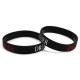 Rubber wrist band Dream Chaser wristband (Black) | races-shop.com