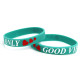 Rubber wrist band Good Vibes Only wristband (Mint) | races-shop.com