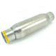 Replacement catalytic converters Universal stainless steel resonator AWG 55 mm | races-shop.com