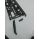 Outlet License plate holder license plate holder frame carbon optics black gloss 2 pieces DAMAGED | races-shop.com