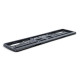 Outlet License plate holder license plate holder frame carbon optics black gloss 2 pieces DAMAGED | races-shop.com