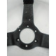 Outlet Steering wheel RACES MOTORSPORT, 350mm, suede, 65mm deep dish DAMAGED | races-shop.com