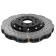 DBA brakes DBA 5000 series Crossed Drilled & Dimpled Black Hat DBA52830WBLKXD (2 pcs) | races-shop.com