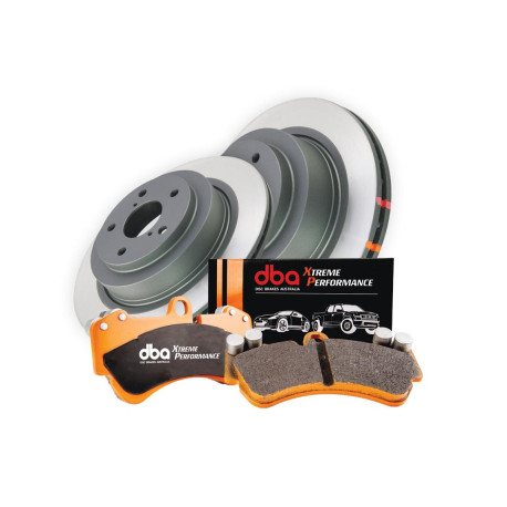 DBA brakes DBA Brake Kit 4000 Series & Xtreme Performance Brake Pads DBA4650-1491XP | races-shop.com