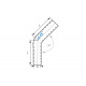 Elbows 45° Silicone elbow RACES Basic 45° - 83mm (3,27") | races-shop.com