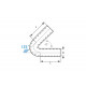 Elbows 135° Silicone hose elbow RACES Basic 135° - 80mm (3,15") | races-shop.com