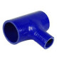 T couplings Silicone hose RACES Basic T piece 70mm (2,75") with 25mm output | races-shop.com