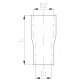 Reducer coupling - straight Silicone straight reducer - 45mm (1,77") to 54mm (2,13") | races-shop.com