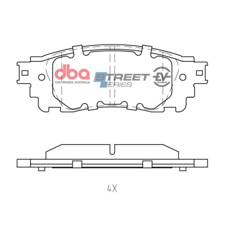 DBA brakes DBA Street Series EV Brake Pads DB2419SSEV | races-shop.com