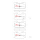 DBA brakes DBA Race Performance rear brake pads DB2401RP | races-shop.com