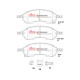 DBA brakes DBA Brake Pads Xtreme Performance, Rear Axle DB2388XP | races-shop.com