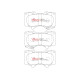 DBA brakes DBA Xtreme Performance front brake pads DB2380XP (ECE R90) | races-shop.com