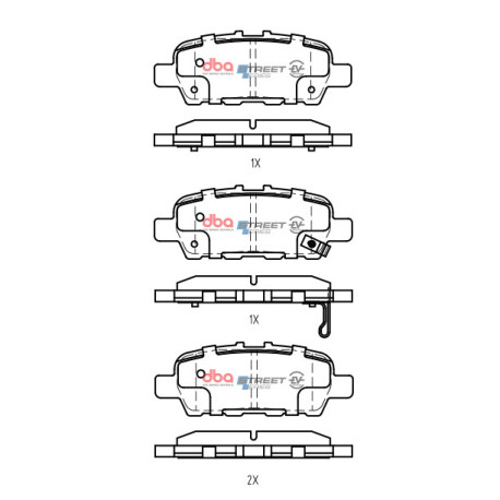 DBA brakes DBA Street Series EV Brake Pads DB2340SSEV | races-shop.com