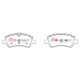 DBA brakes DBA Brake Pads Street Series Semi-metallic, Rear Axle DB2329SS | races-shop.com