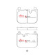 DBA brakes DBA Race Performance front brake pads DB2299RP | races-shop.com