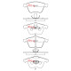 DBA brakes DBA Race Performance front brake pads DB2210RP | races-shop.com
