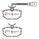 DBA brakes DBA Brake Pads Street Series Semi-metallic, Rear Axle DB2055SS | races-shop.com