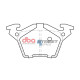 DBA brakes DBA Brake Pads Street Series Semi-metallic, Rear Axle DB1987SS | races-shop.com