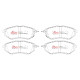 DBA brakes DBA Xtreme Performance front brake pads DB1722XP (ECE R90) | races-shop.com